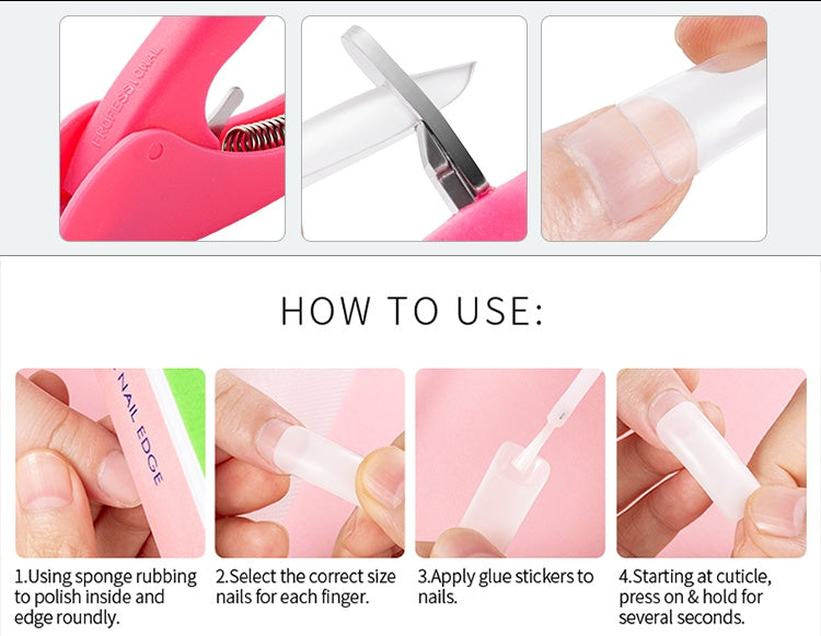 French Nail Kit 500